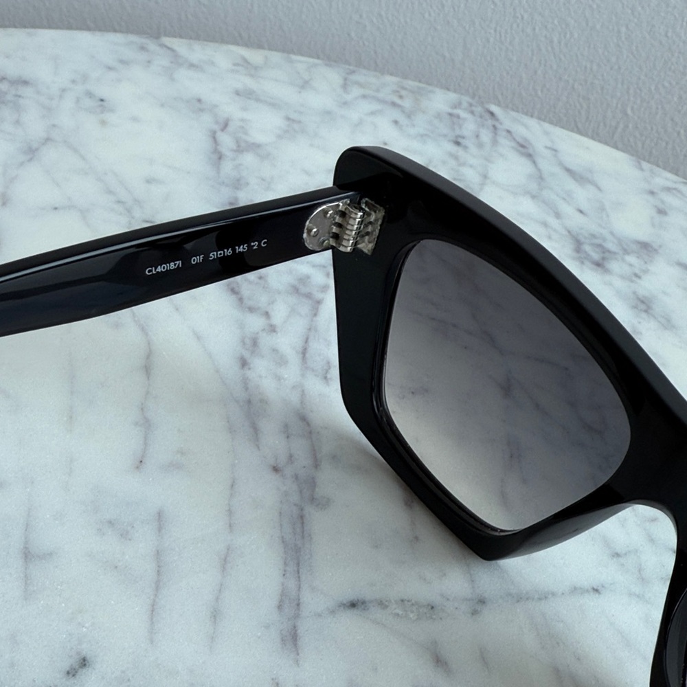 Celine Elegant Black Sunglasses with Case - Picture 7 of 11